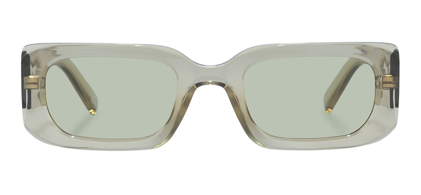 RIPPLED REBEL SUNGLASSES - OLIVE LEAF