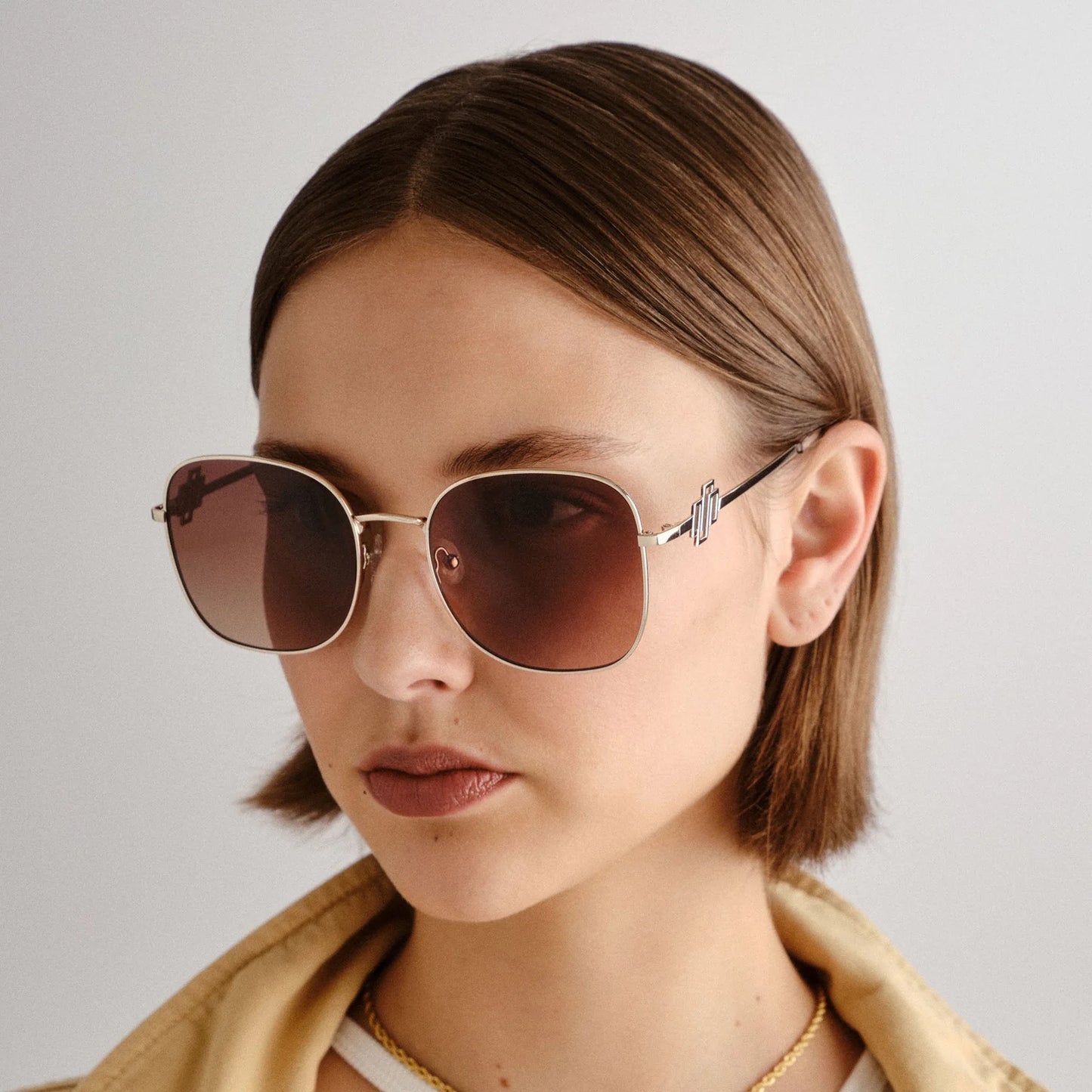 METAMORPHOSIS SUNGLASSES -  BRIGHT GOLD/BROWN