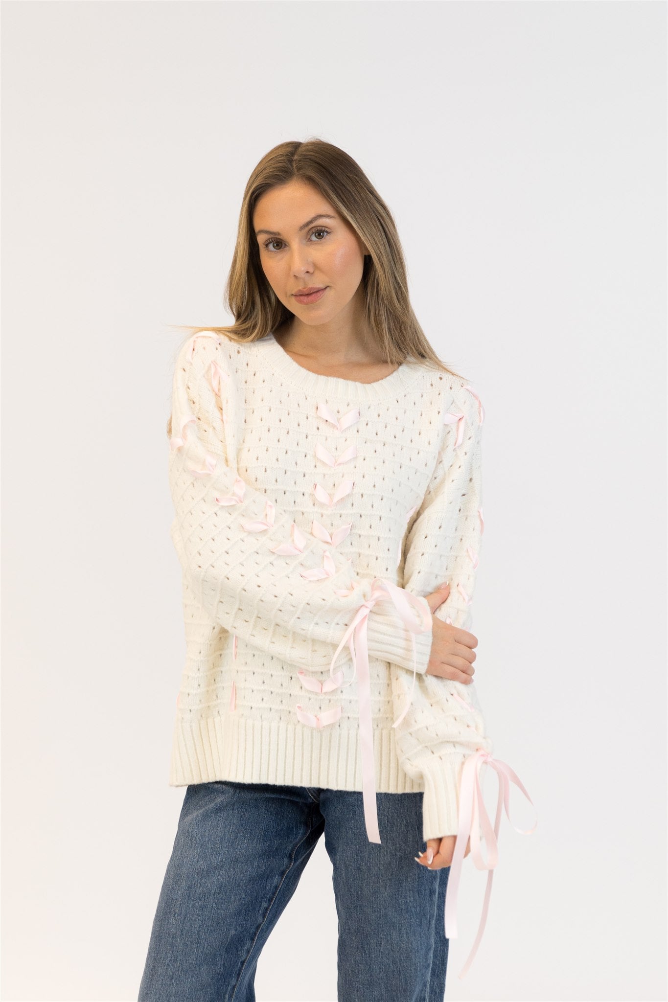 LYDIA RIBBON SWEATER
