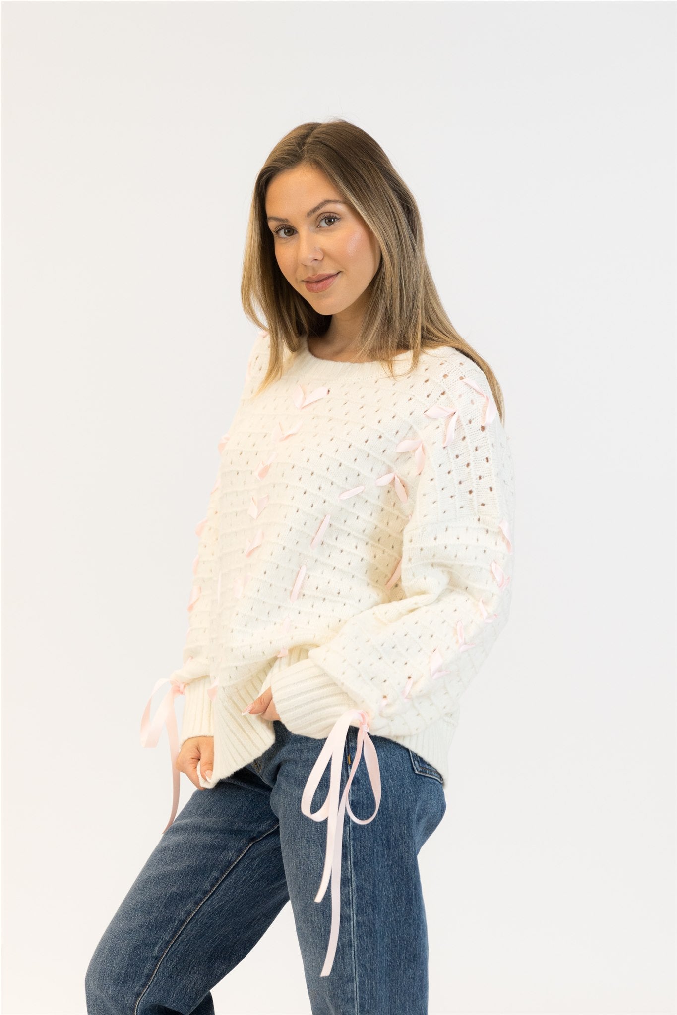 LYDIA RIBBON SWEATER
