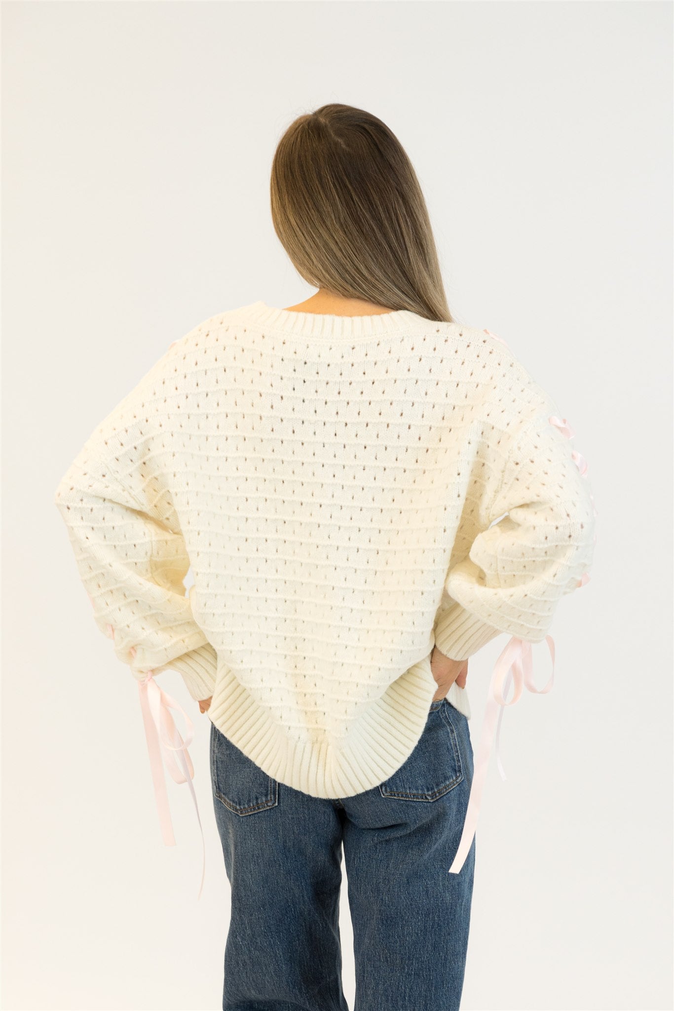 LYDIA RIBBON SWEATER