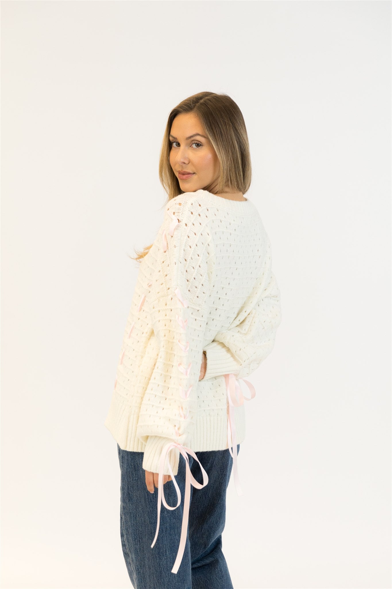 LYDIA RIBBON SWEATER