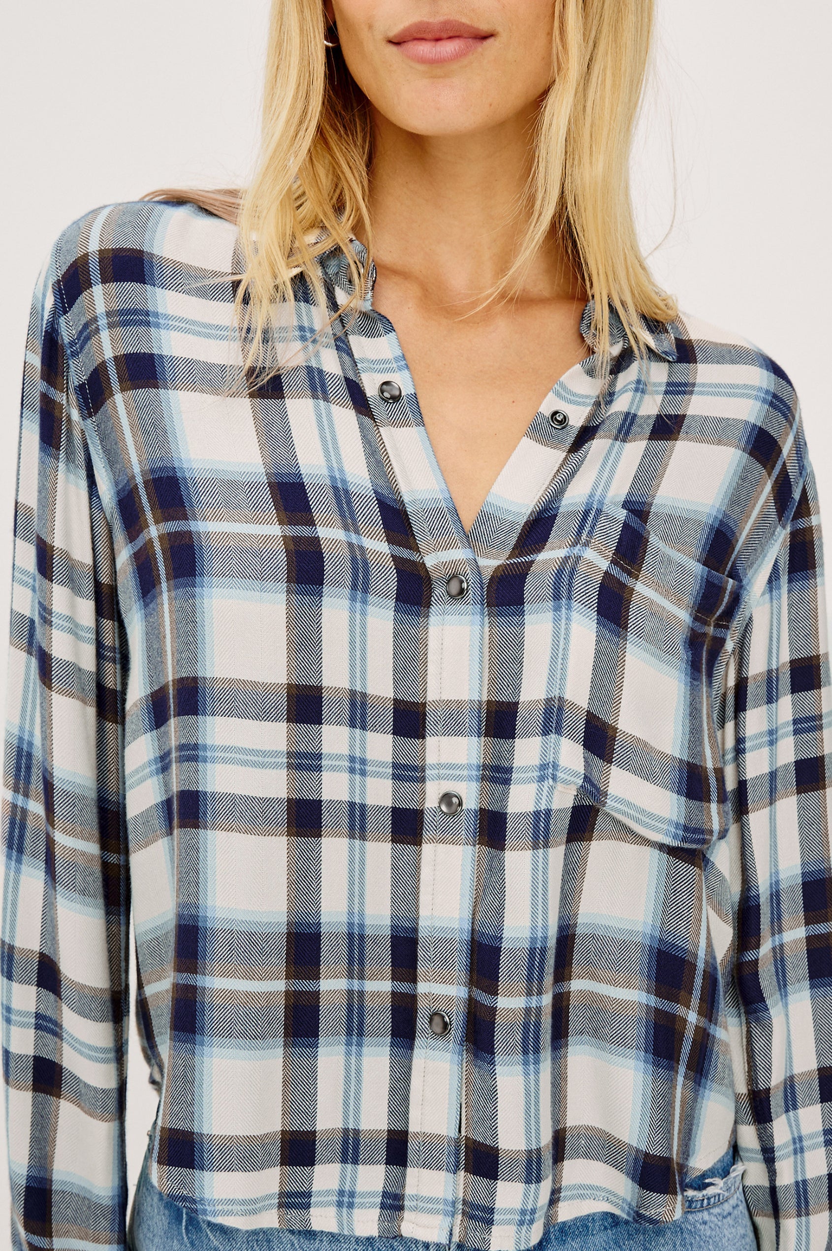 MALIN SHIRT - ECRU MIDNIGHT