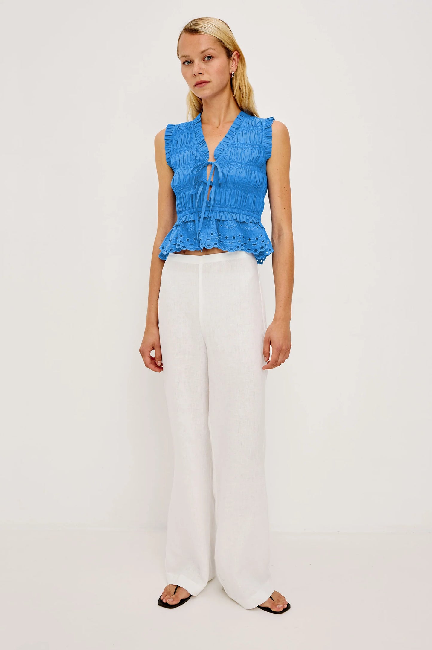 MARTINE TOP - HARBOR BLUE