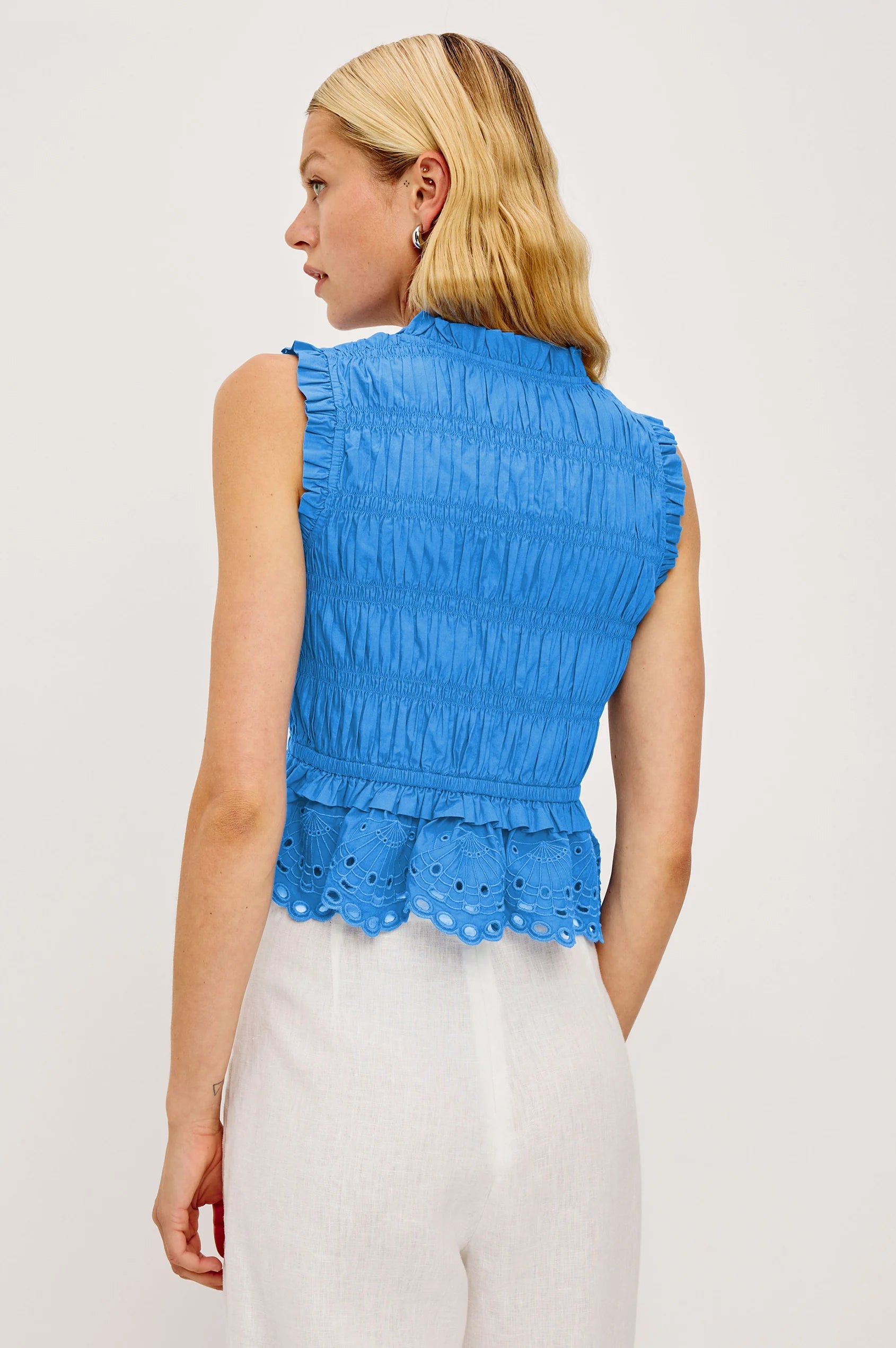 MARTINE TOP - HARBOR BLUE