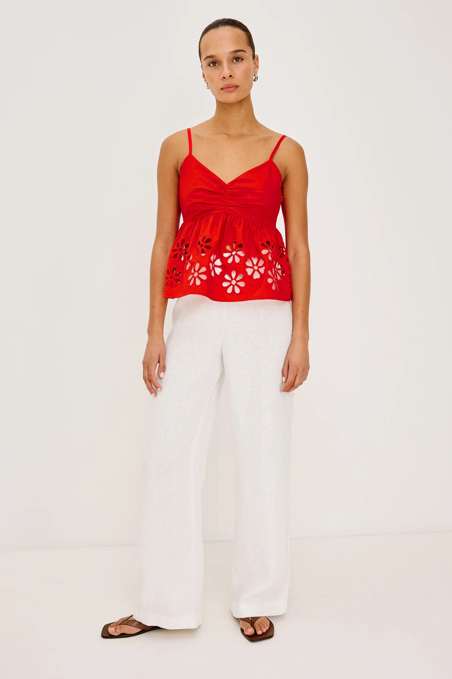 MERU TOP - SCARLET
