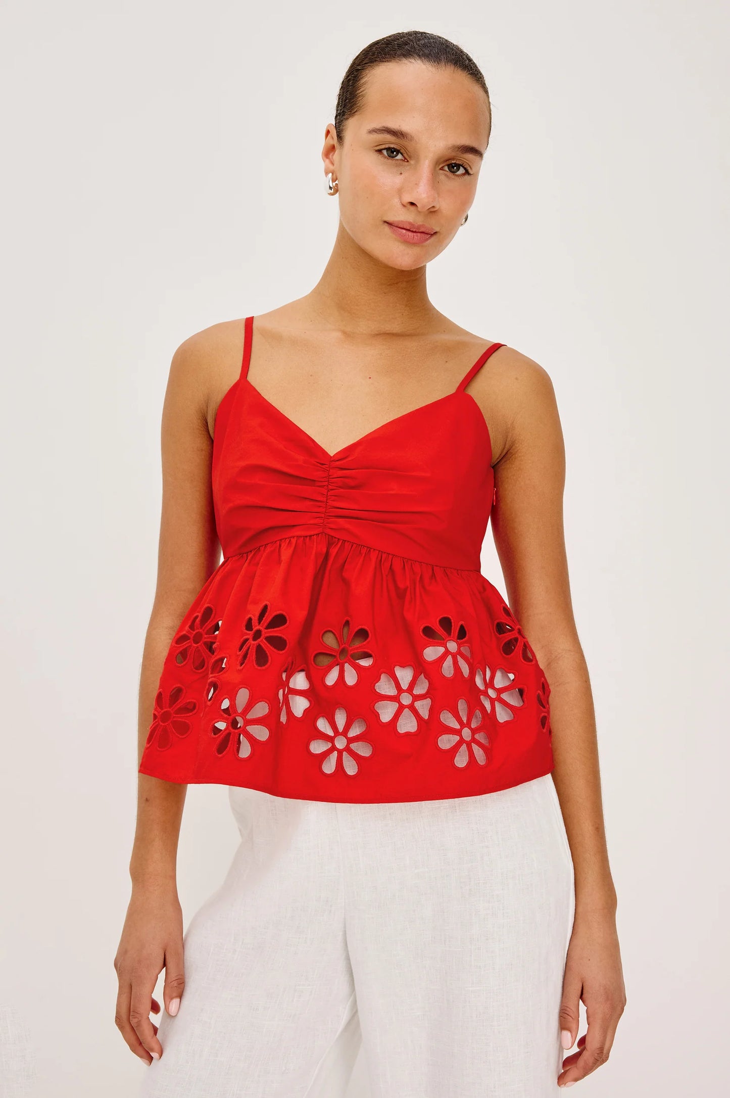 MERU TOP - SCARLET