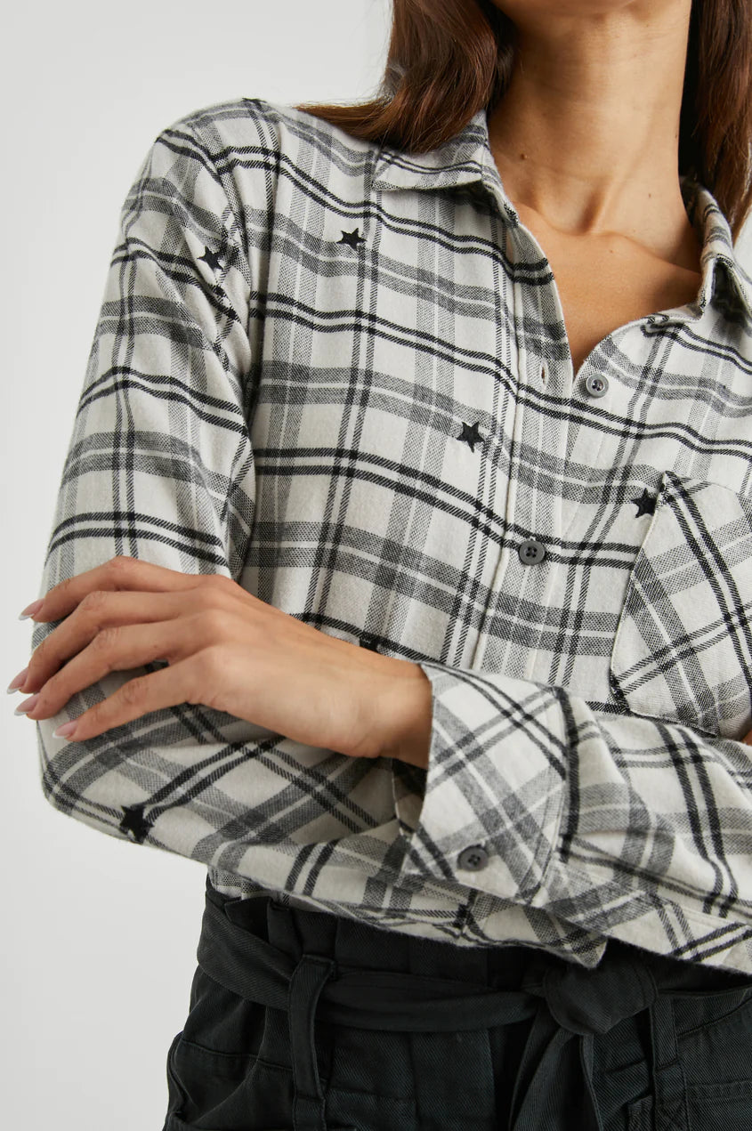 MILO SHIRT - IVORY CHECK STARS