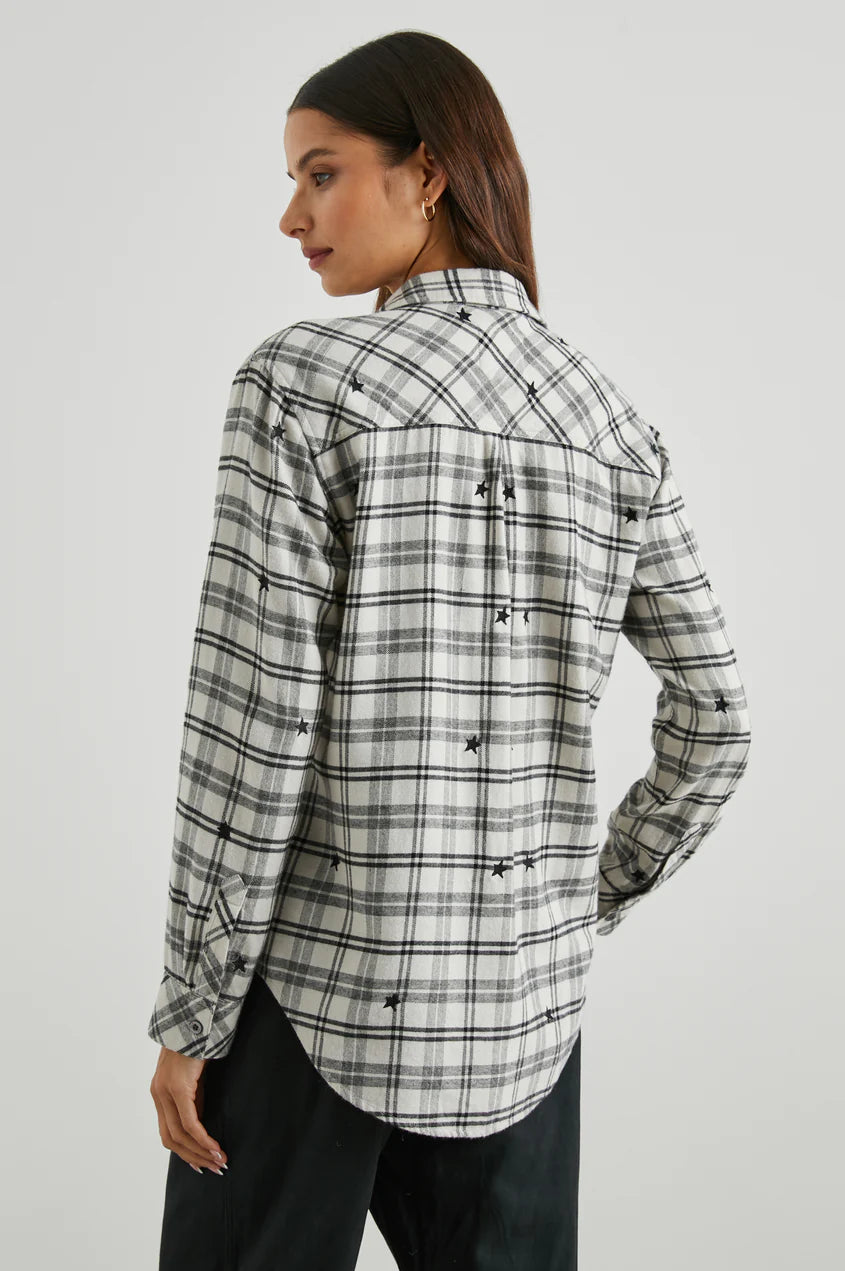 MILO SHIRT - IVORY CHECK STARS