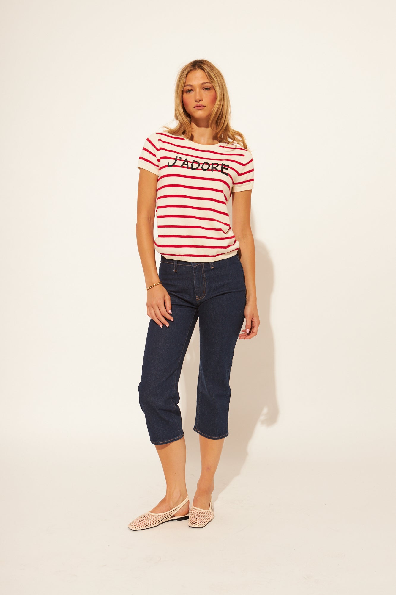 J'ADORE TEE - PARISIAN STRIPE
