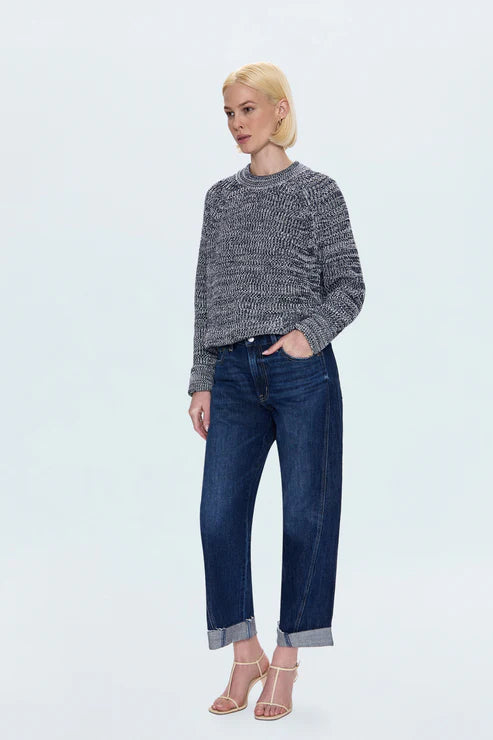 KACEY MID RISE CUFFED BOYFRIEND JEAN - CULTIVATE