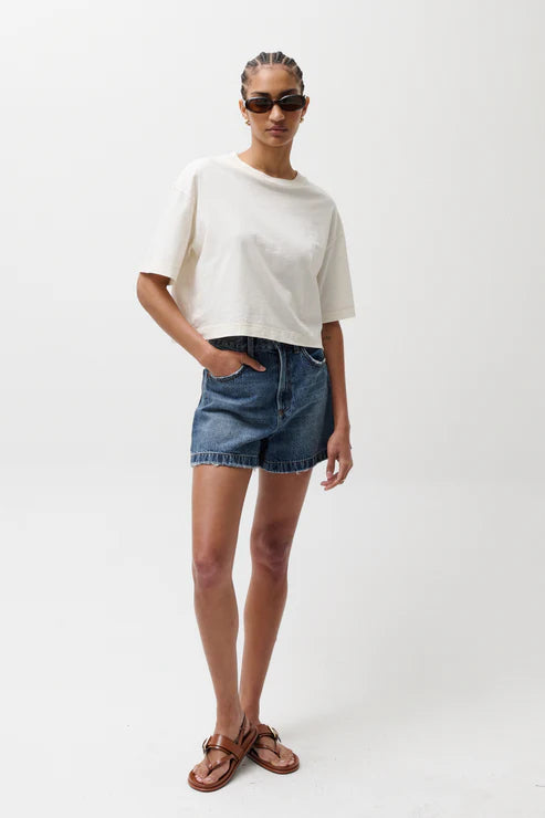 SAIGE HIGH RISE SHORT - WISHBONE