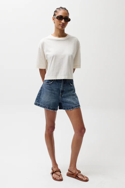 SAIGE HIGH RISE SHORT - WISHBONE