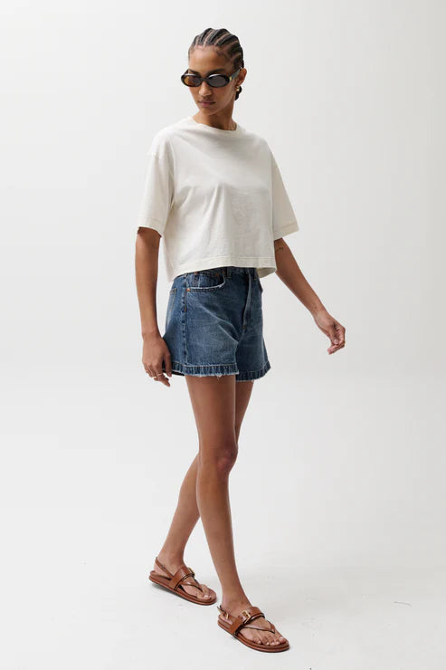 SAIGE HIGH RISE SHORT - WISHBONE