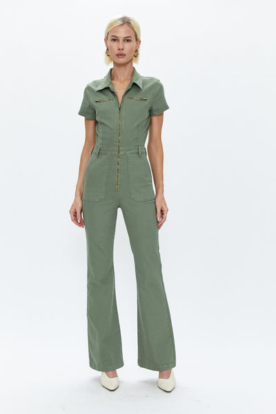 MARTINA FLARE JUMPSUIT - COLONEL (ONLINE ONLY)