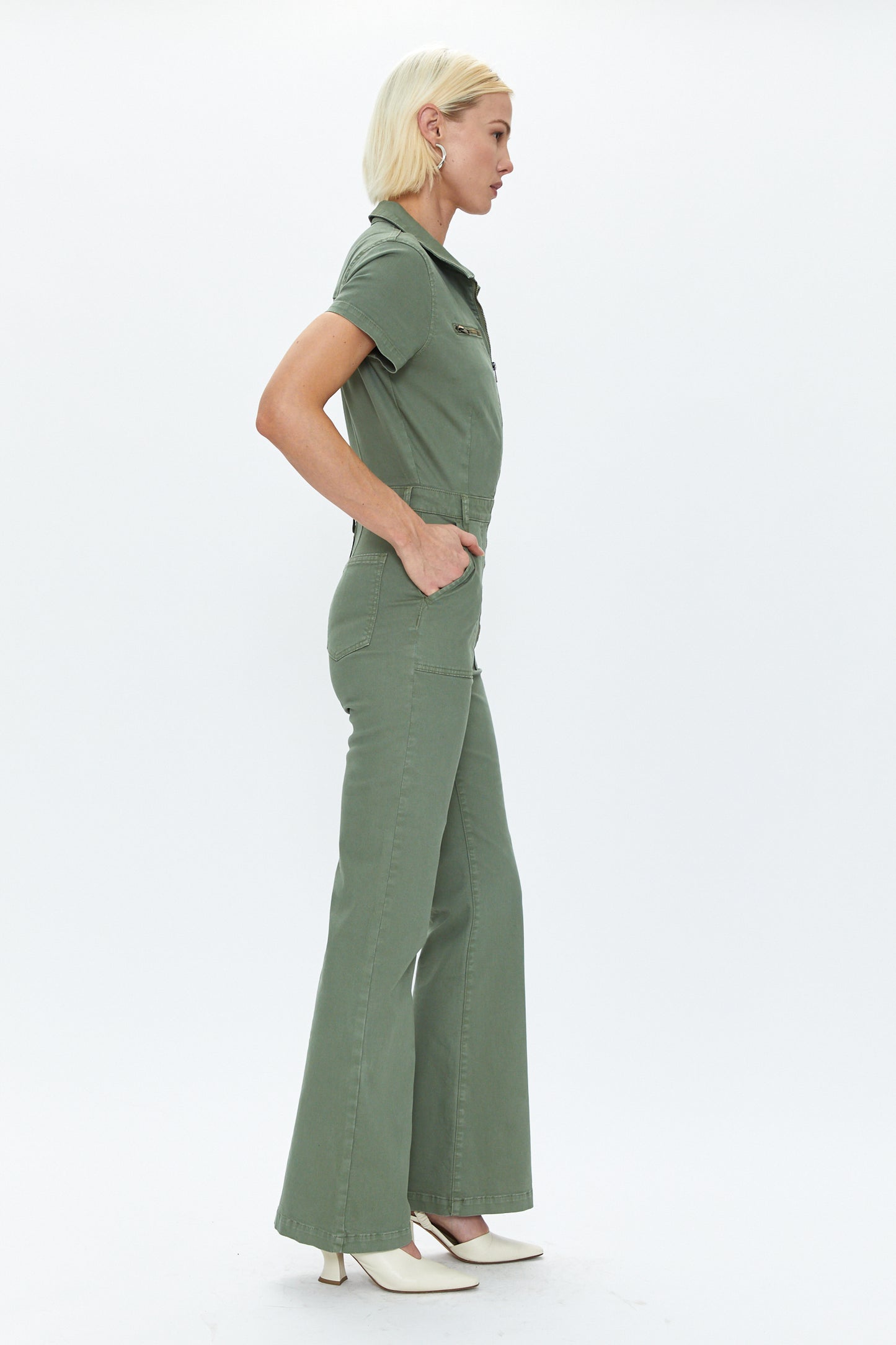 MARTINA FLARE JUMPSUIT - COLONEL (ONLINE ONLY)