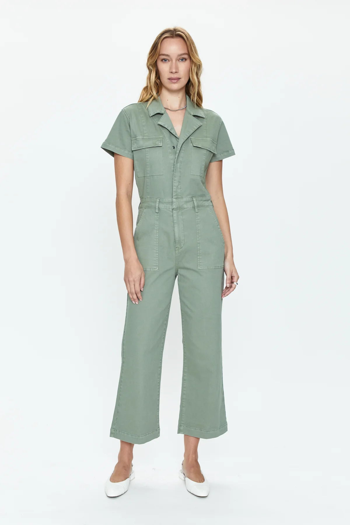 MAKENNA JUMPSUIT - CALVARY OLIVE