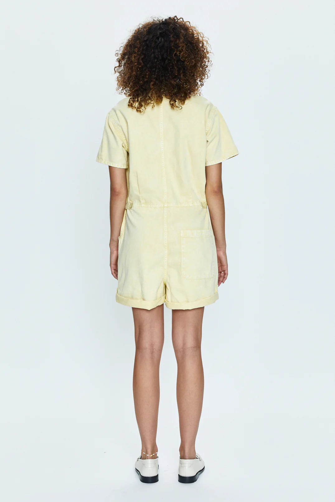 PARKER ROMPER - SOFT HONEY SNOW