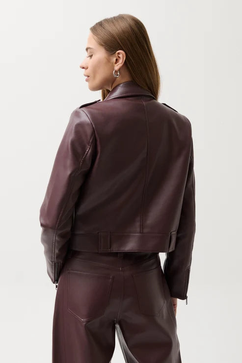 BEX SHRUNKEN JACKET - CABERNET