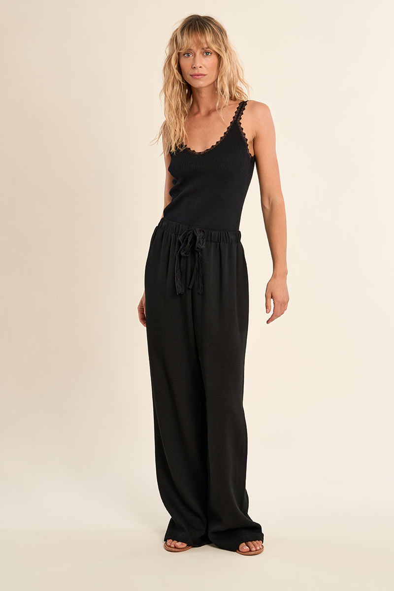 WOVEN PANTS - NOIR