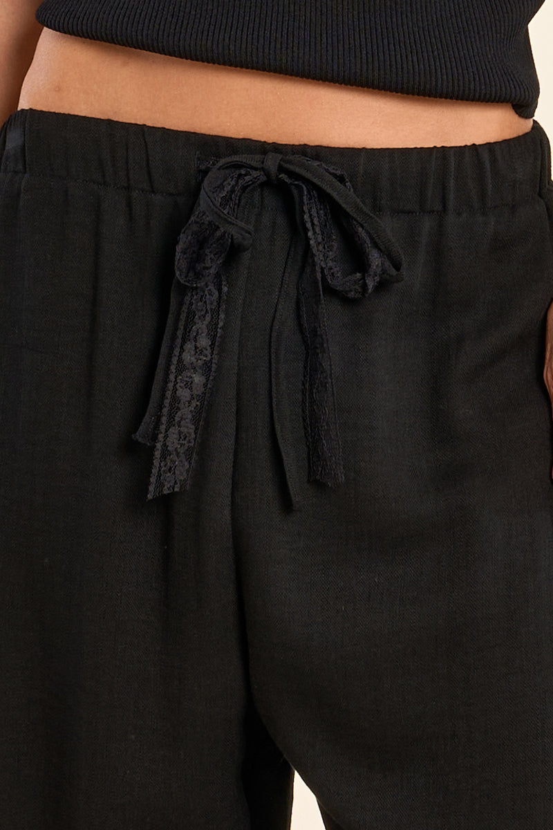 WOVEN PANTS - NOIR