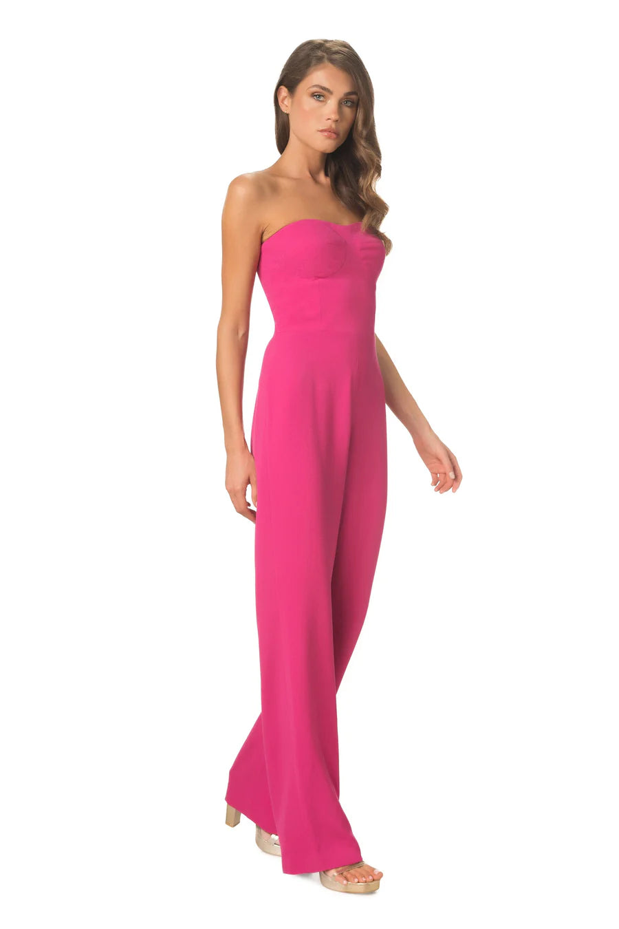 PRESTON JUMPSUIT - BRIGHT FUCHSIA