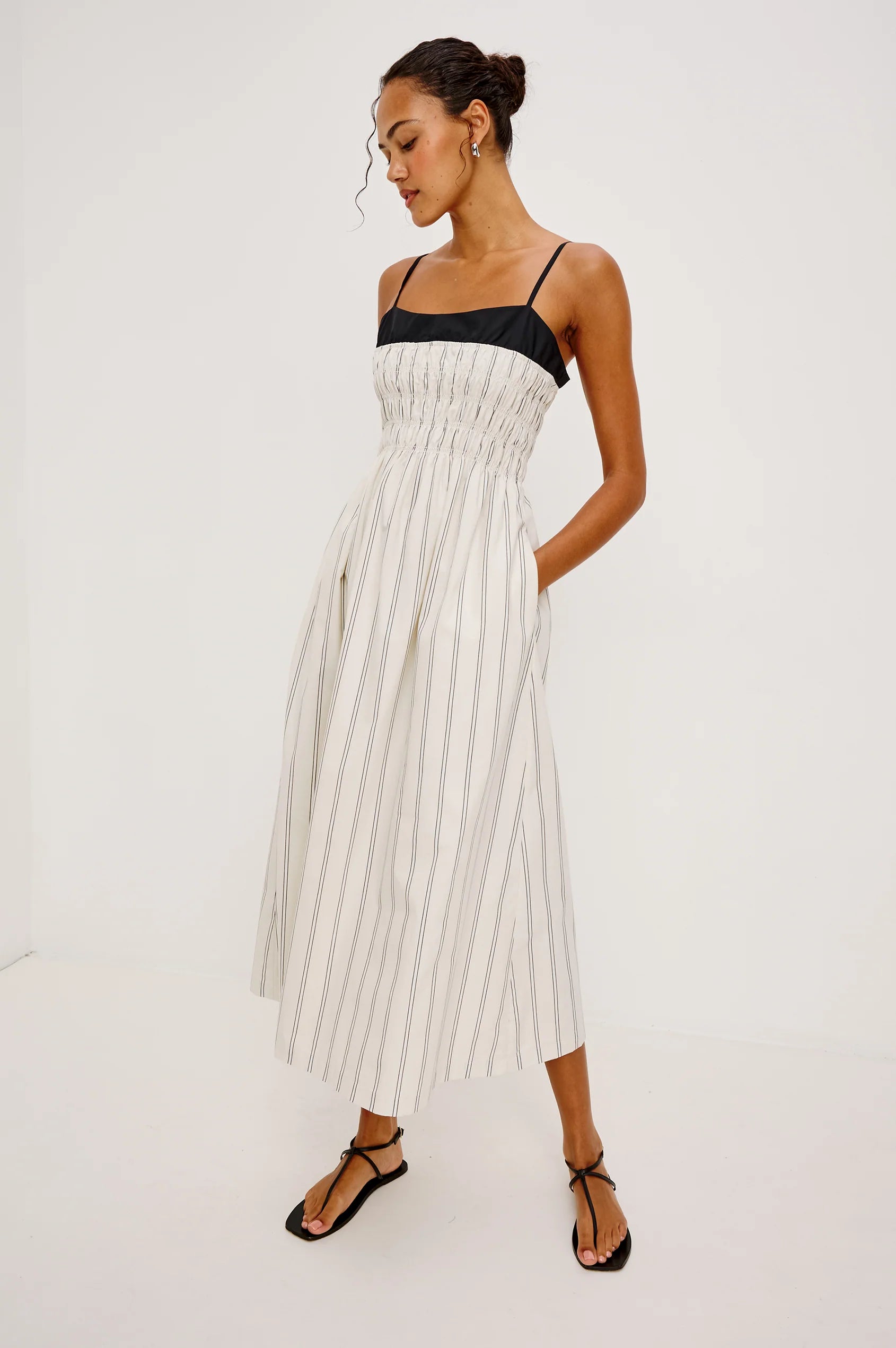PRIMROSE DRESS - PALMA STRIPE