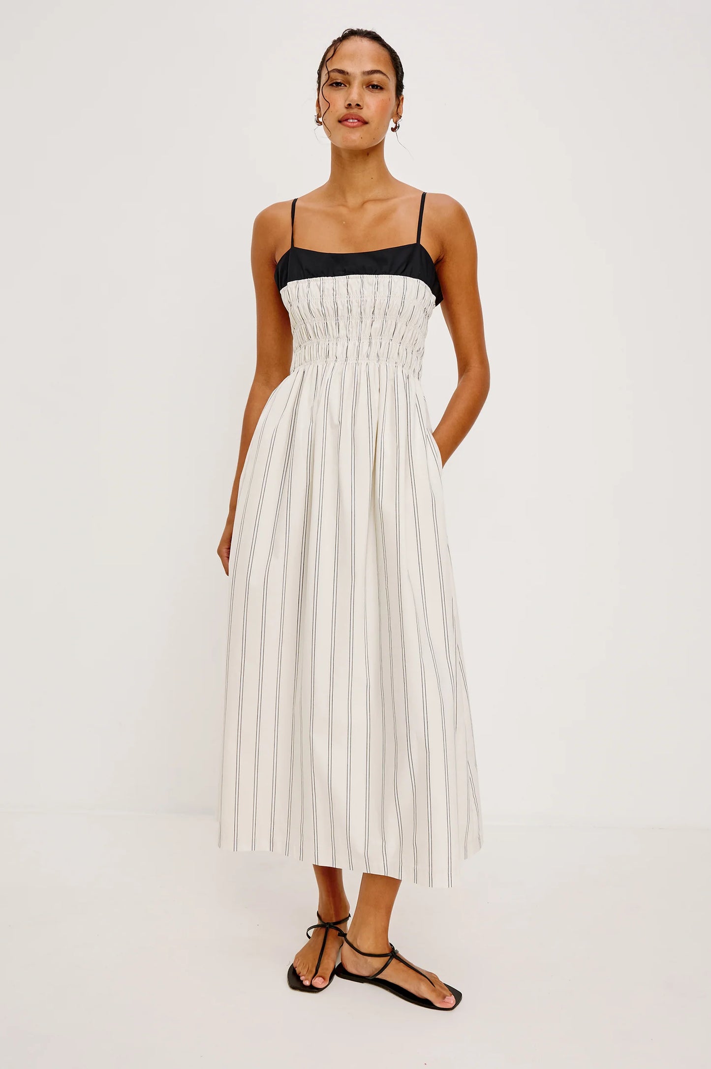 PRIMROSE DRESS - PALMA STRIPE