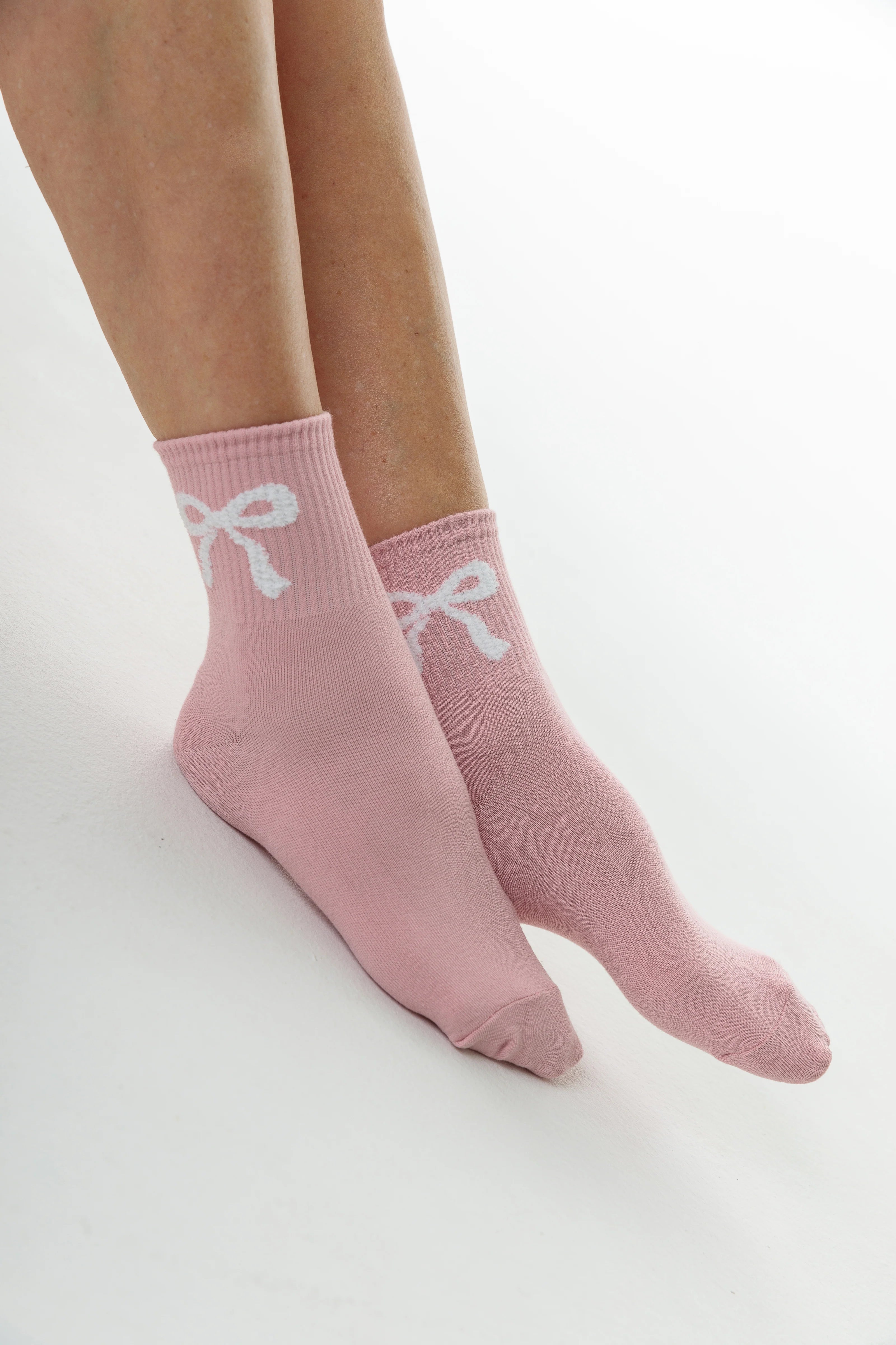 SOFT RIB BOW SOCKS (VARIOUS COLOURS)