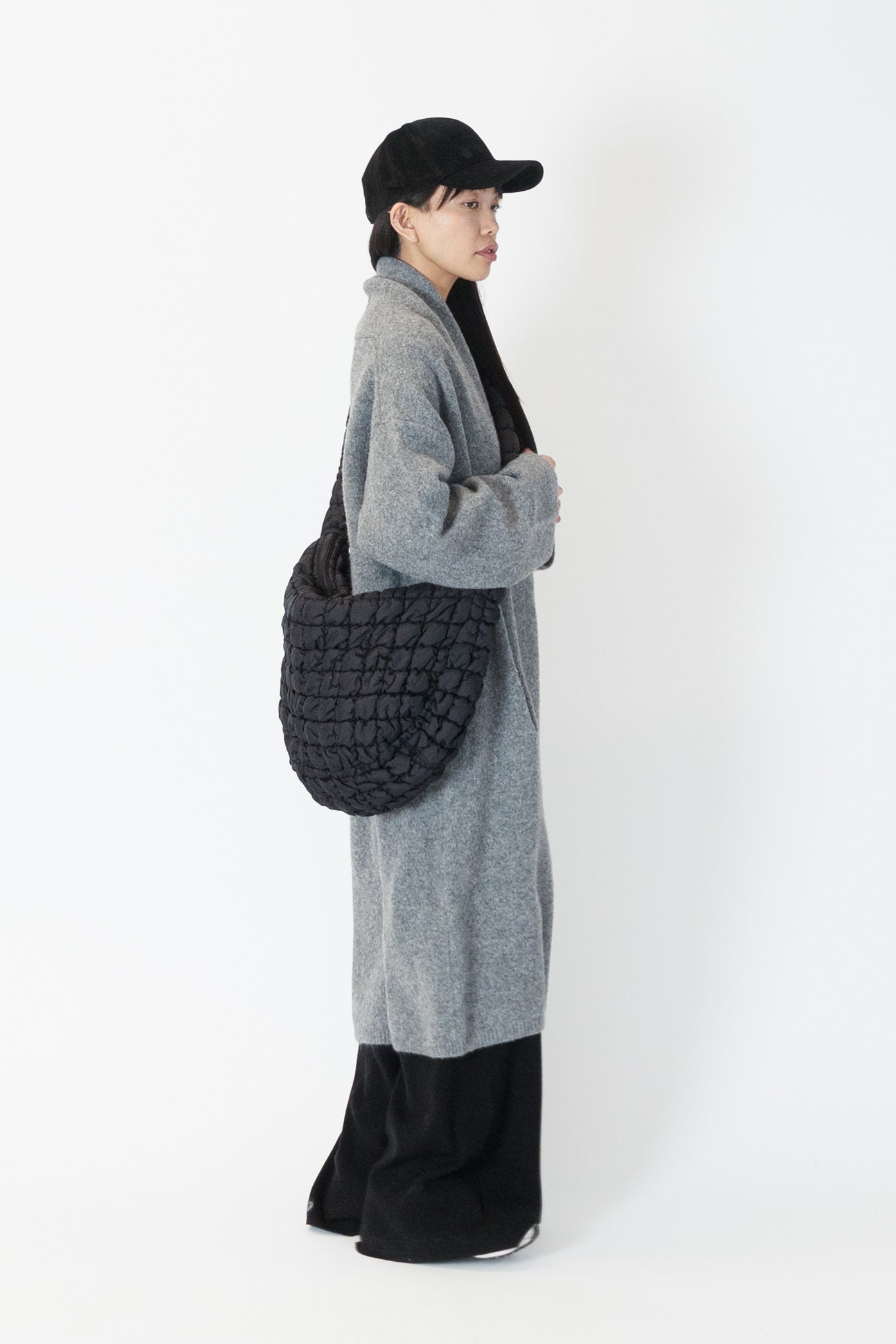 LARGE QUILT BAG - BLACK