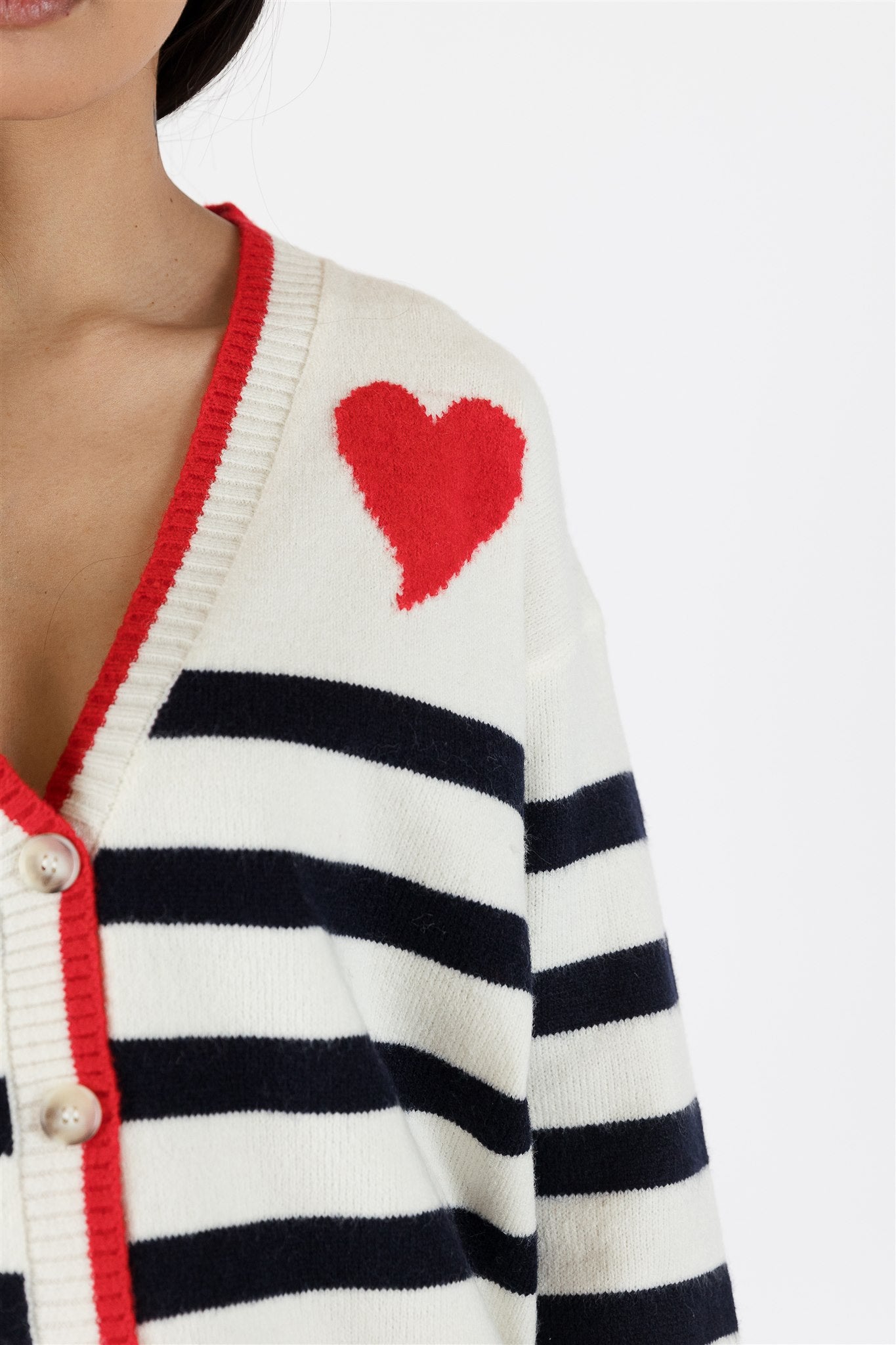 RIVA STRIPED CARDIGAN