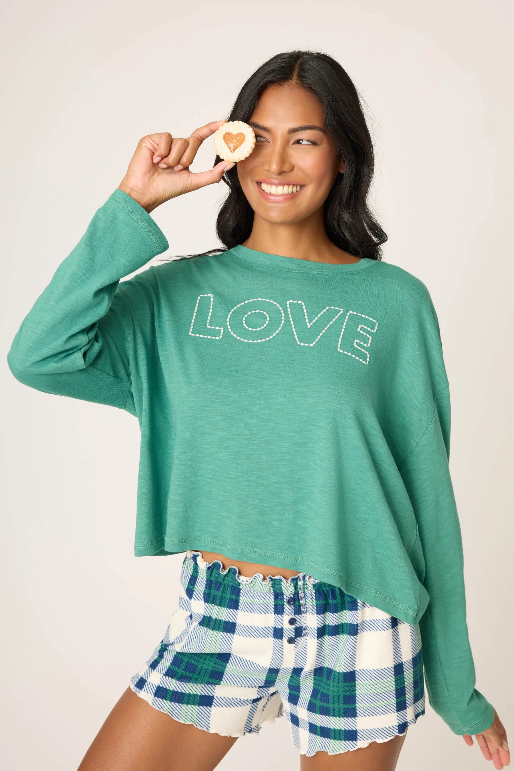 COZY LIFE LOVE LOUNGE TOP