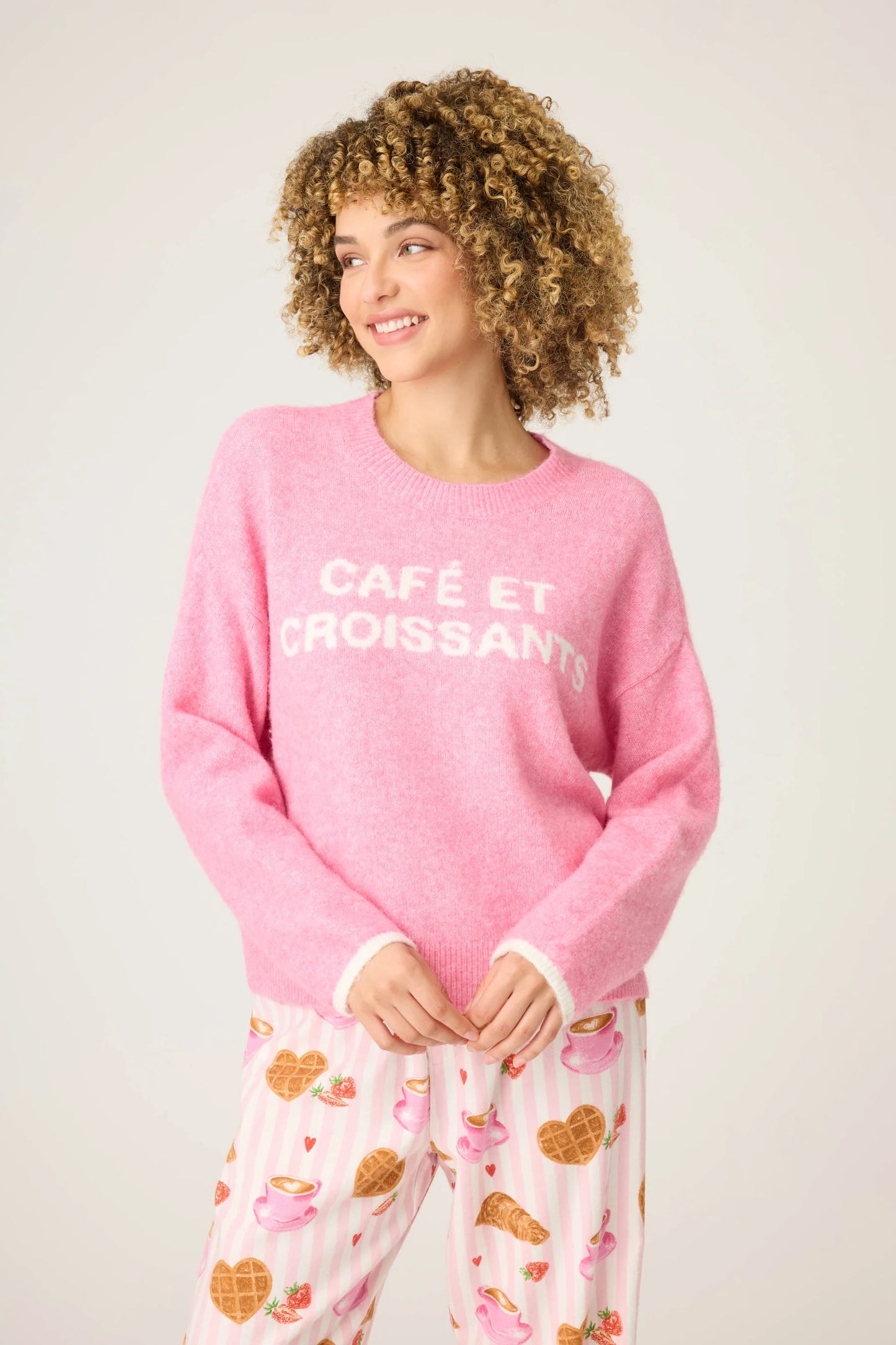 CAFE ET CROISSANTS SWEATER
