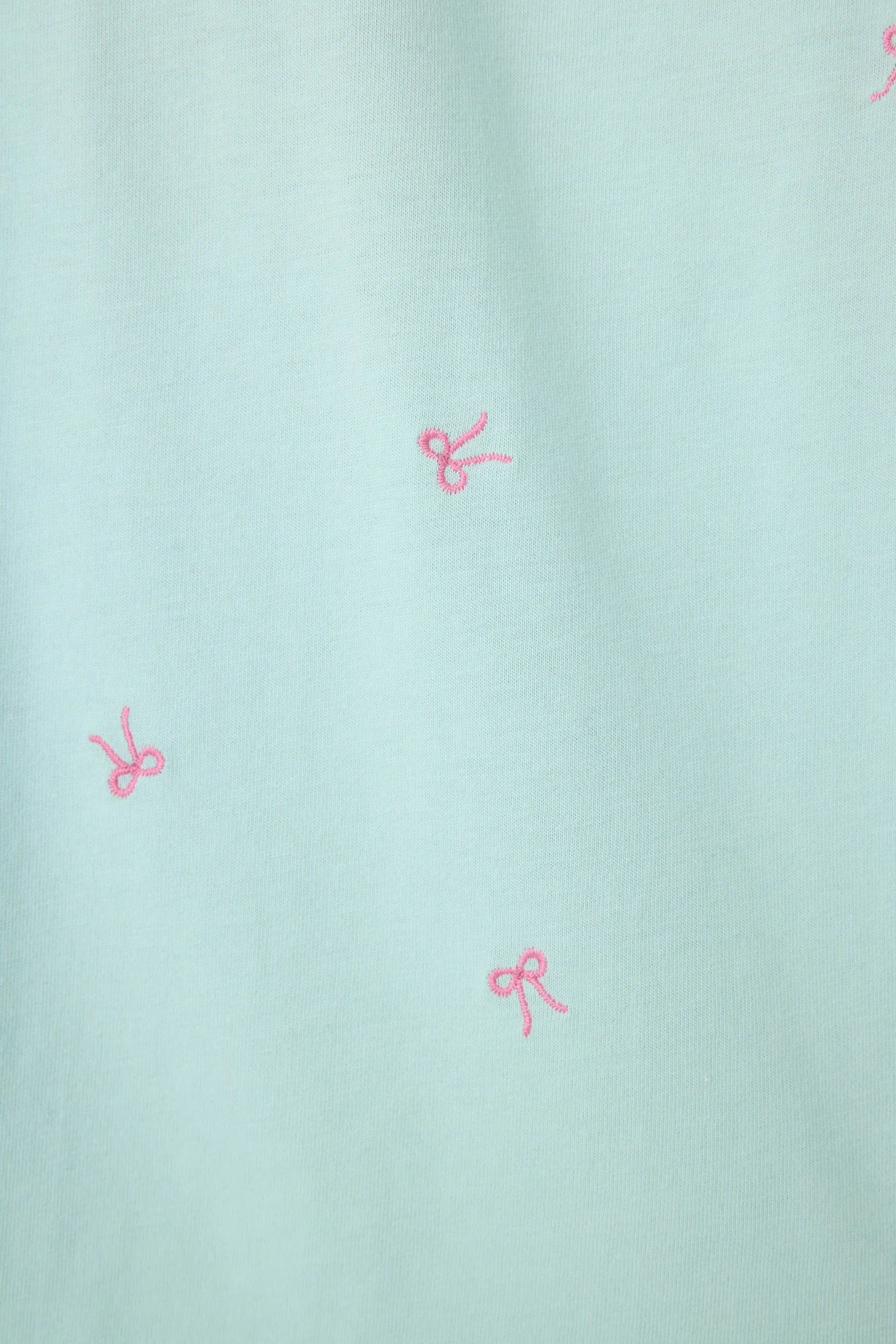 PRETTY PUNCH BOW PRINT PJ SET