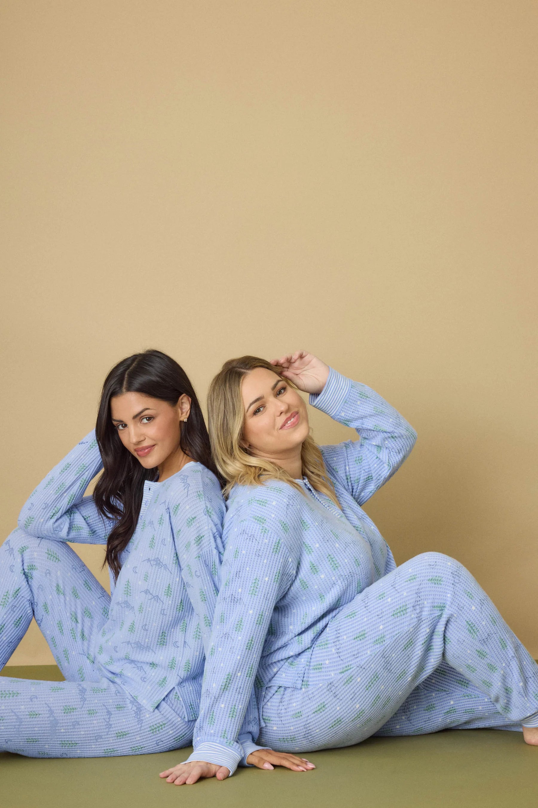 SKI JAMMIE MOUNTAIN DREAMS PRINT PJ SET
