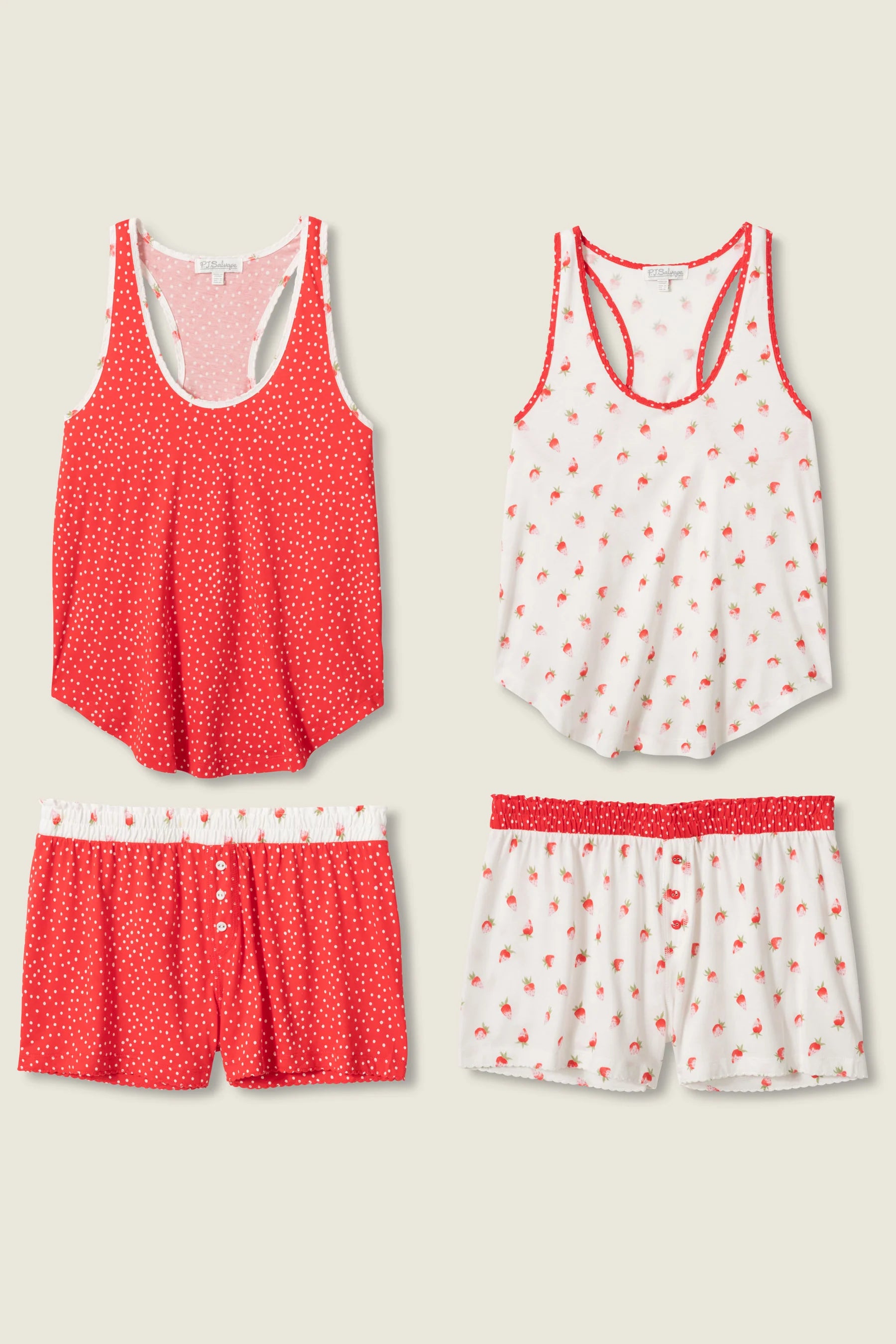MIX & MATCH STRAWBERRY DREAMS PJ GIFT SET