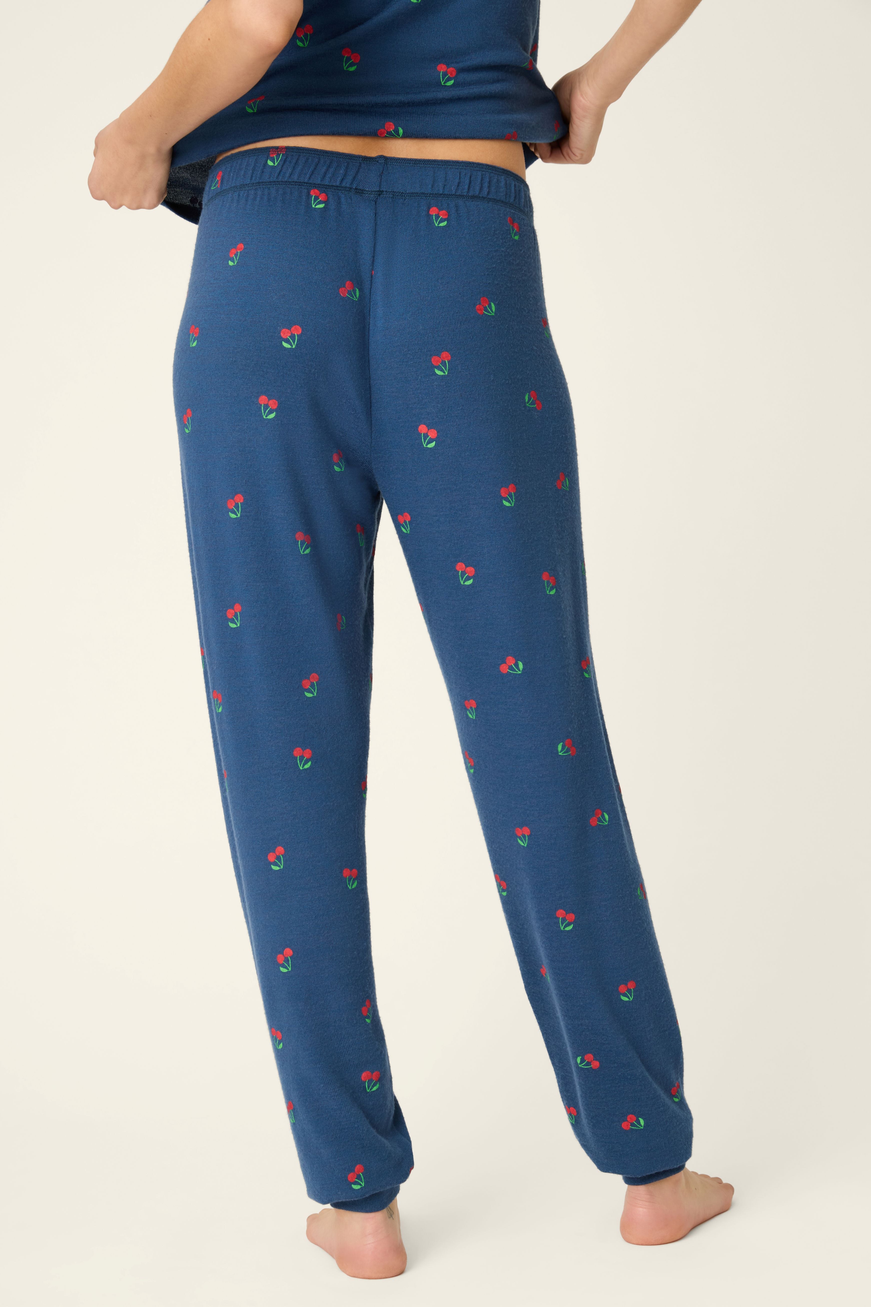 CHERRY PRINT PJ PANT