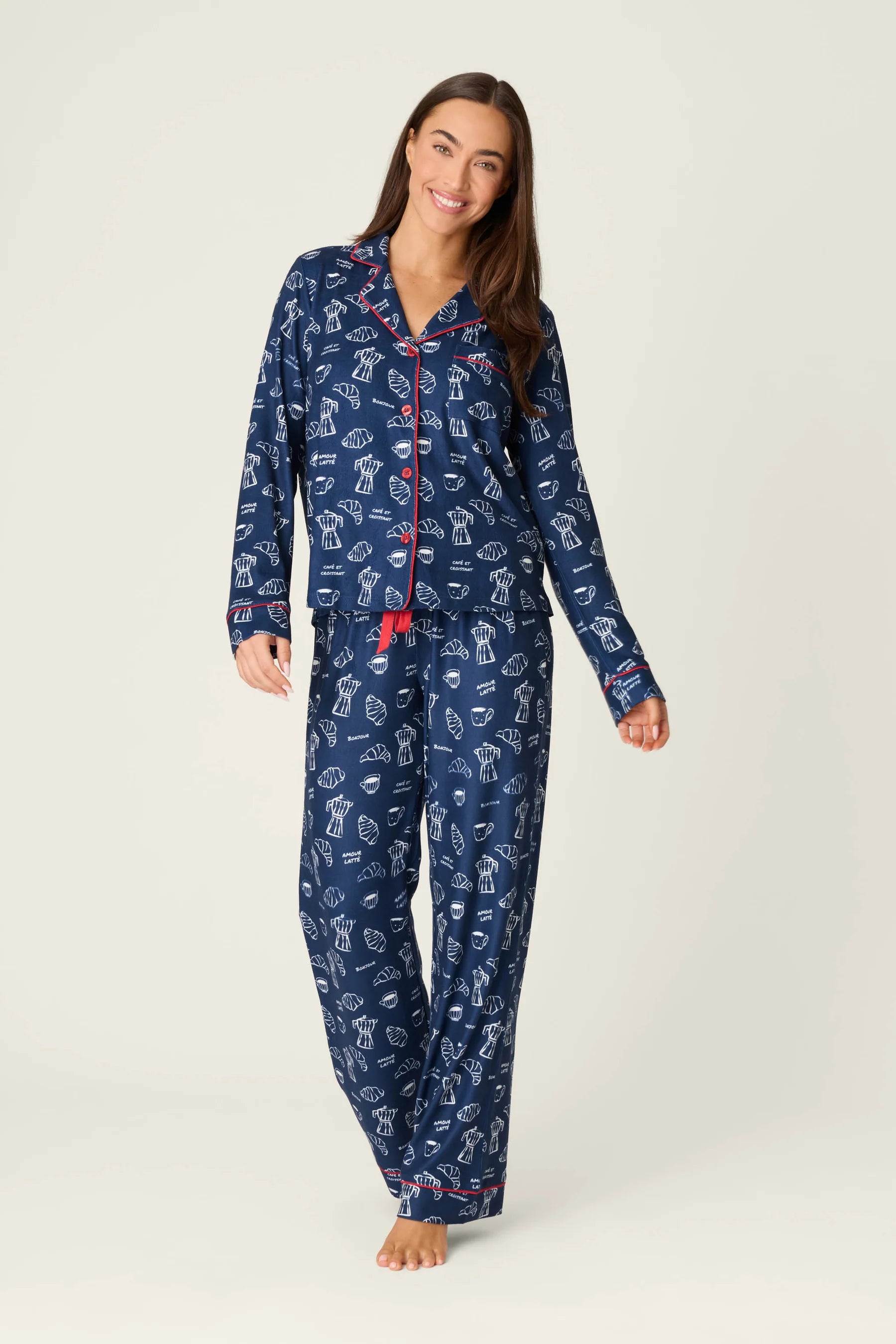BONJOUR BABE FRENCH BREAKFAST PJ SET