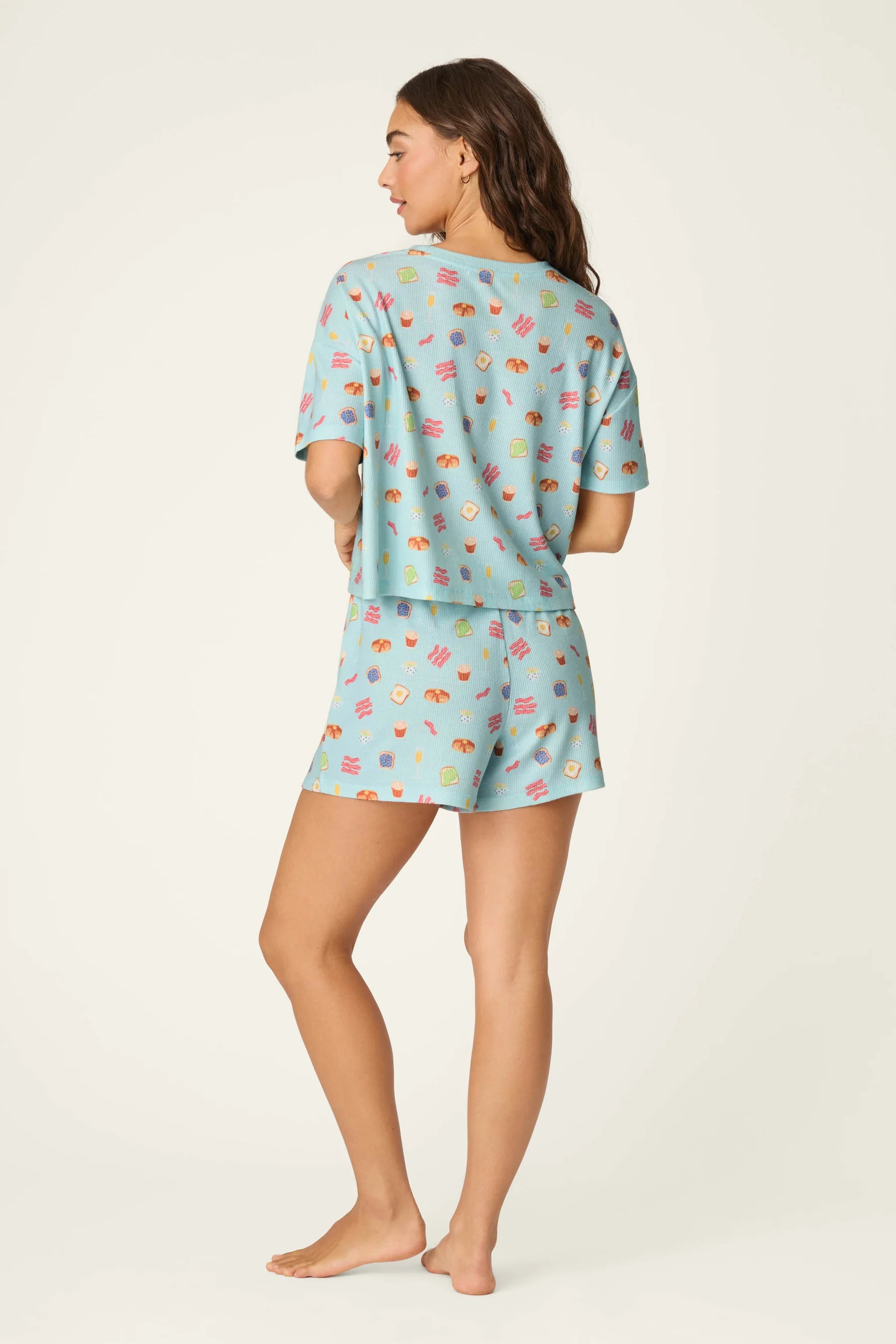BOYFRIEND BOXER SUNDAY BRUNCH PJ SET