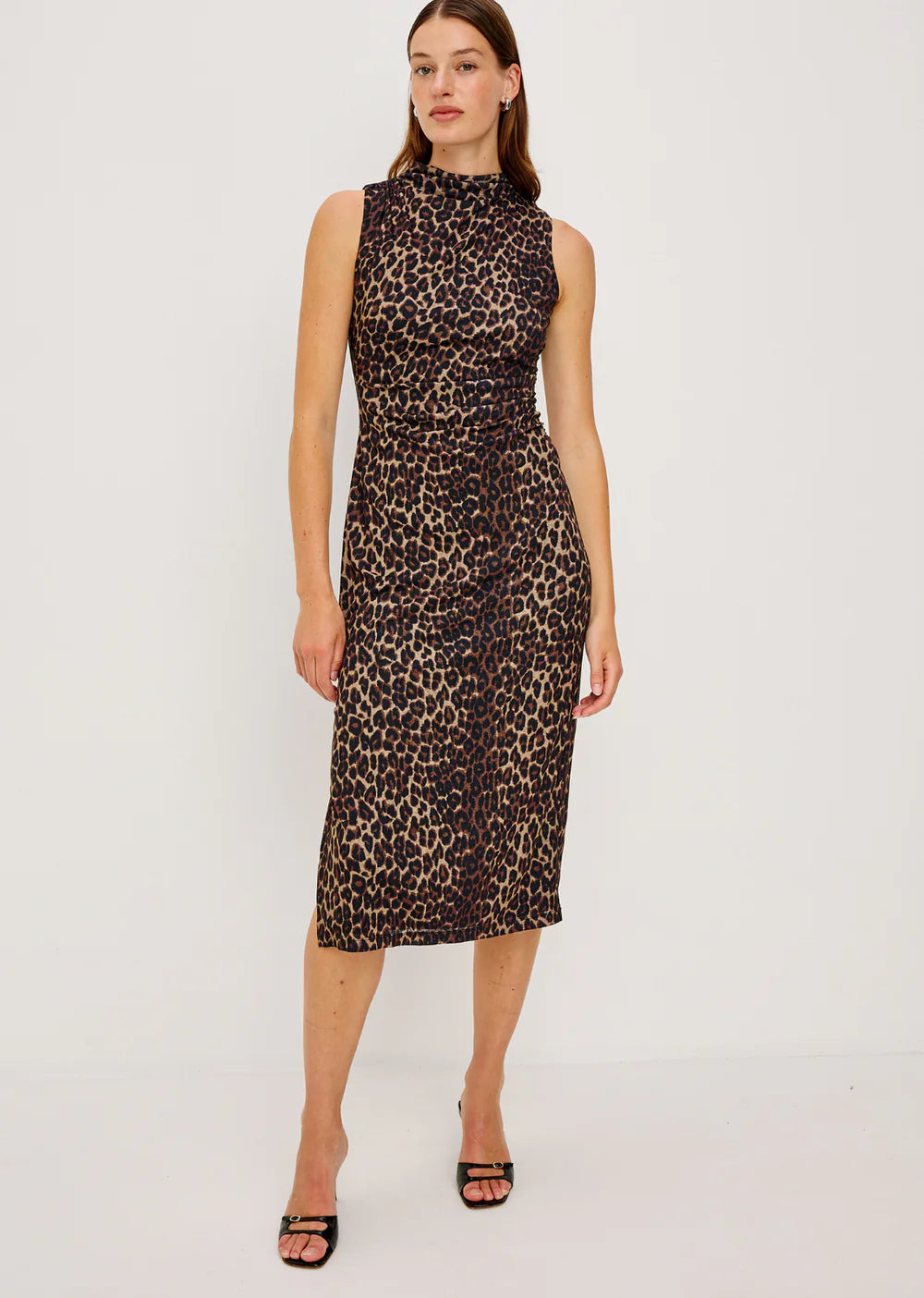 REBECCA DRESS - BROWN NALA