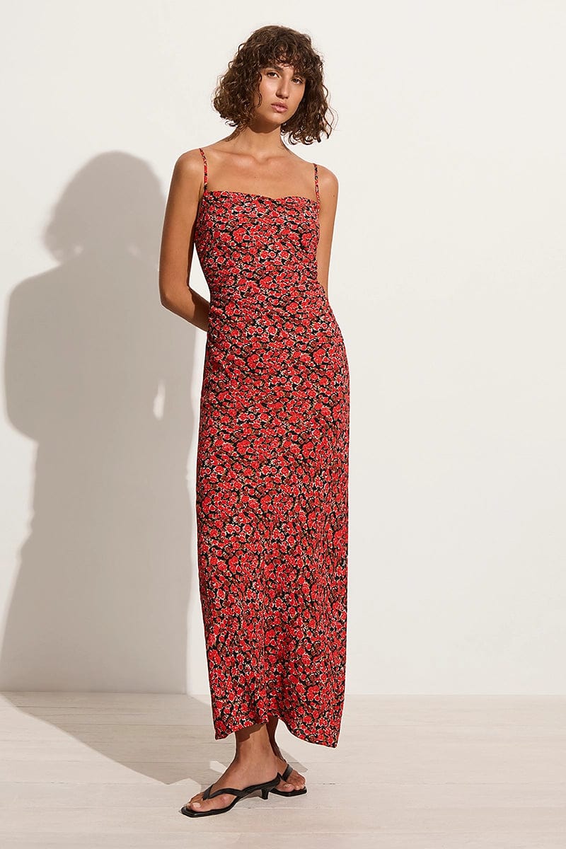 ROSAS MIDI DRESS - SALEMA FLORAL