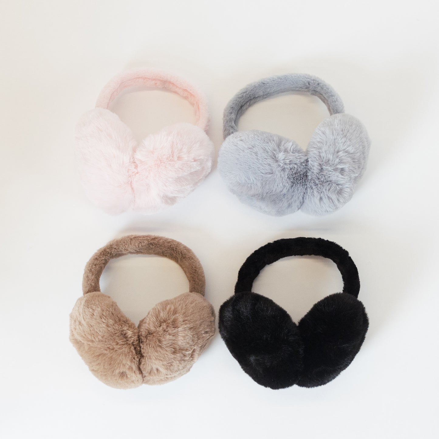 FUZZY EARMUFFS (VARIOUS COLOURS)