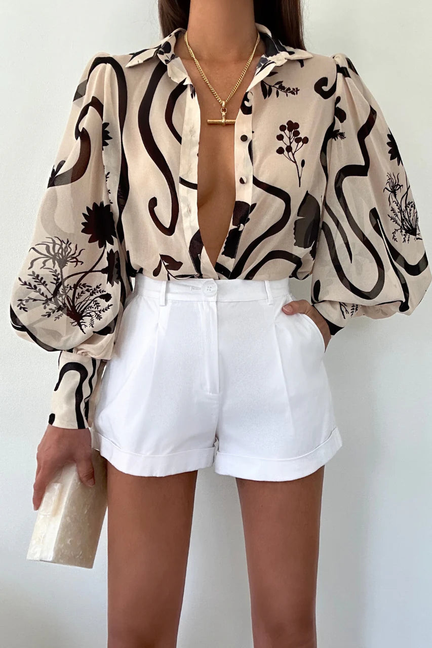 FLEETWOOD BLOUSE - LEO SAND