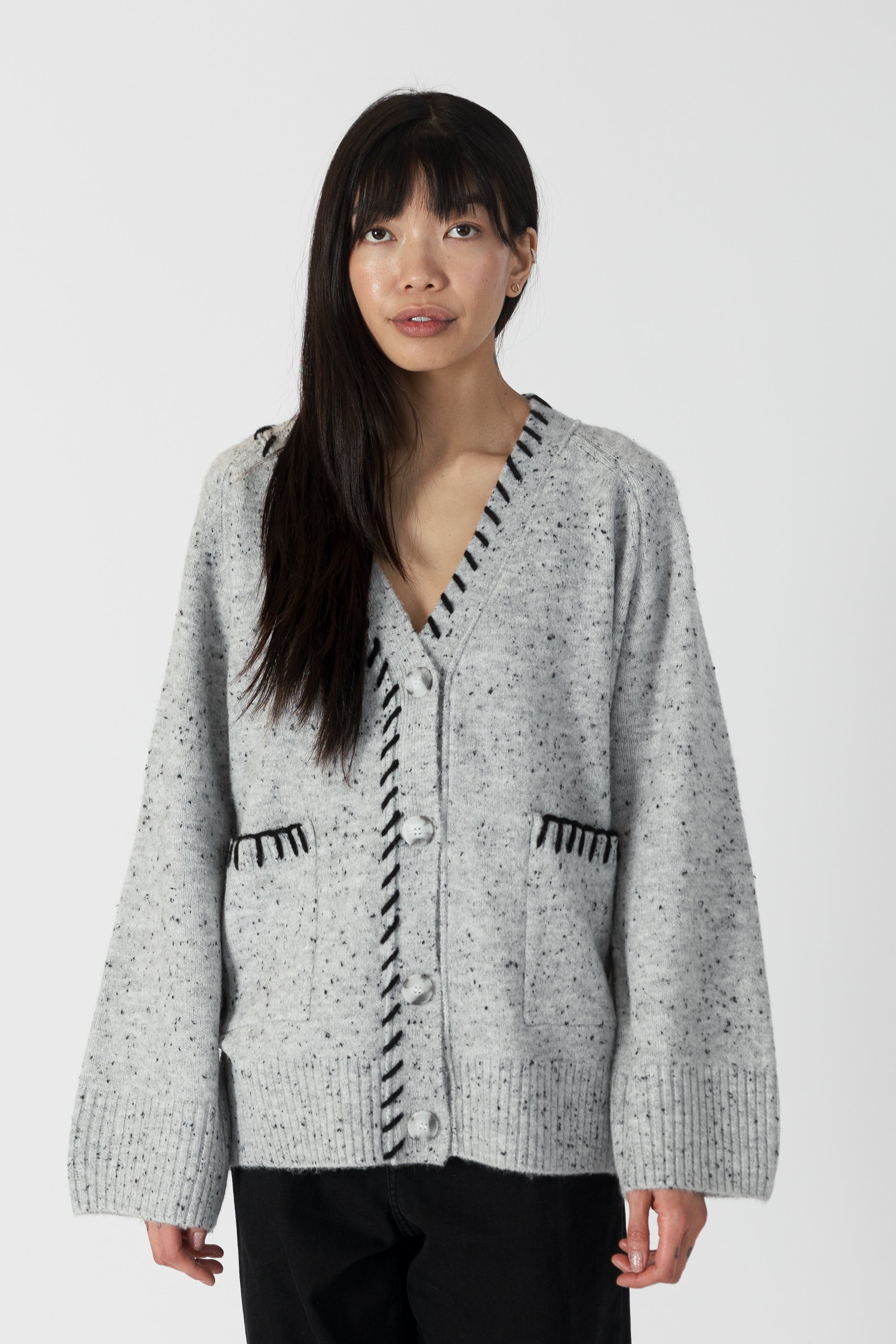 SHYLA CARDIGAN WITH HEART ELBOW PATCH