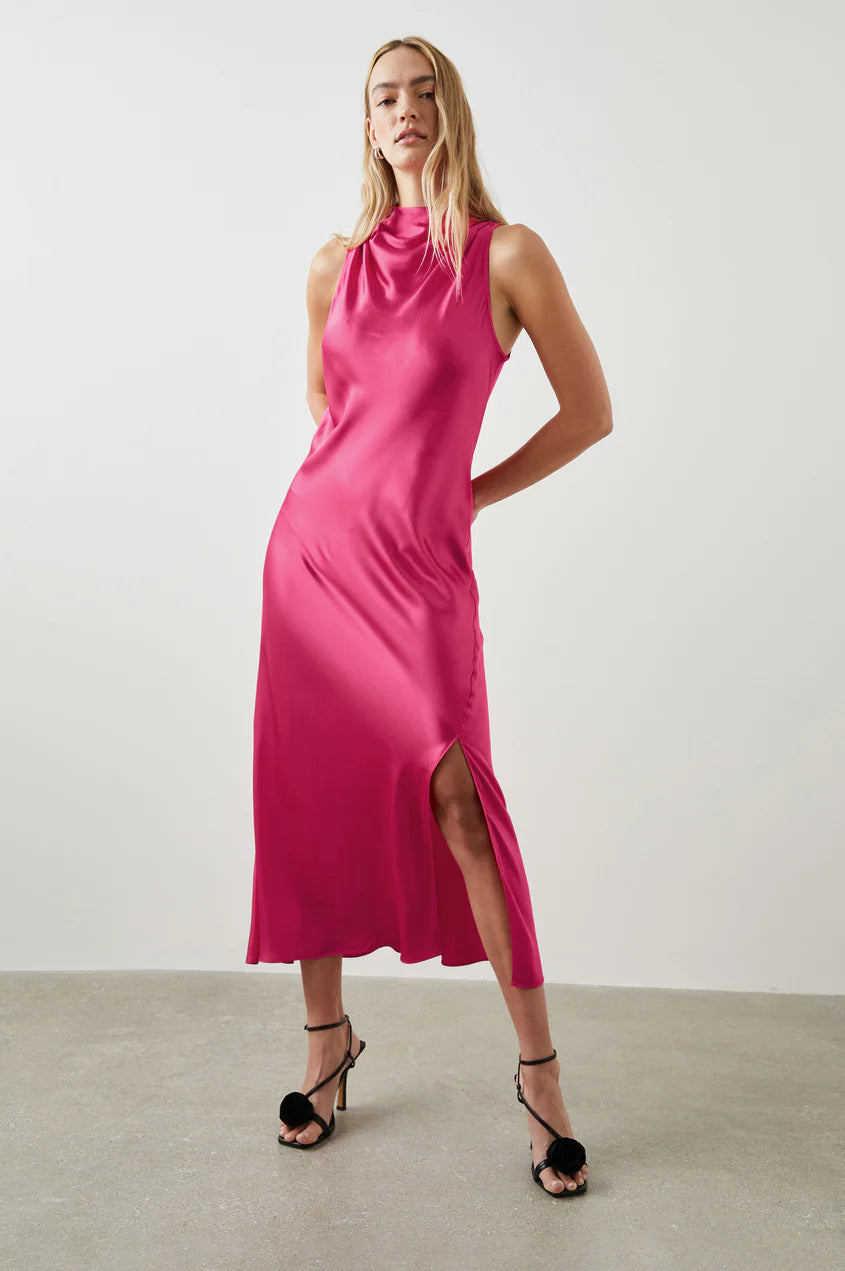 SOLANA DRESS - MAGENTA