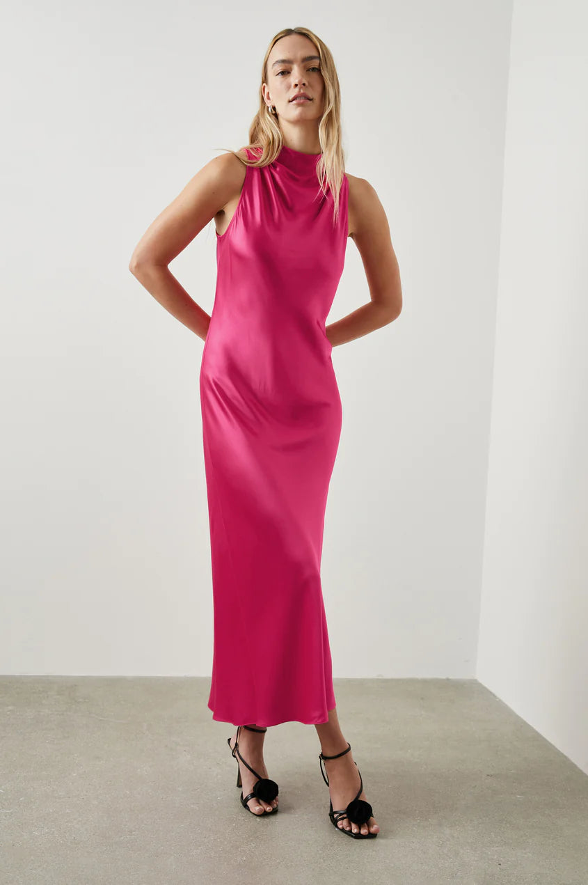 SOLANA DRESS - MAGENTA