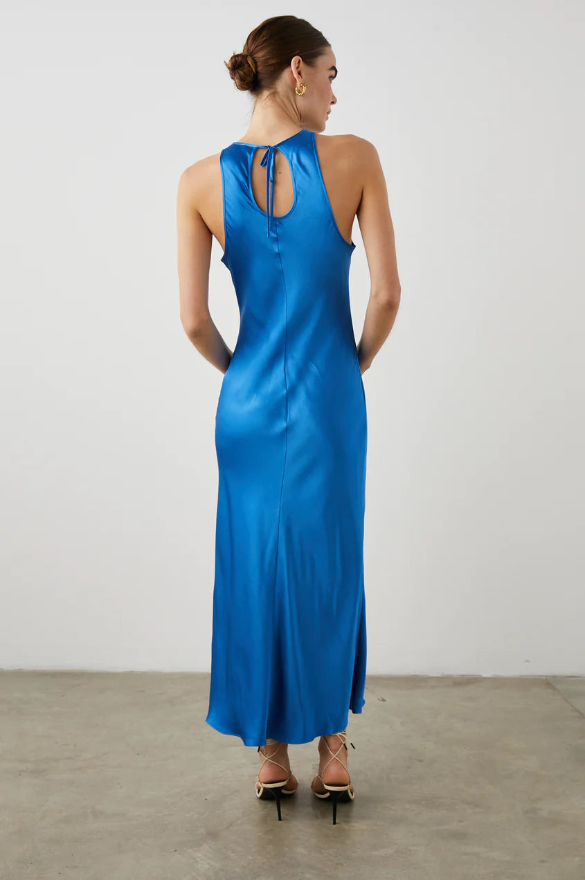 SOLENE DRESS - COBALT