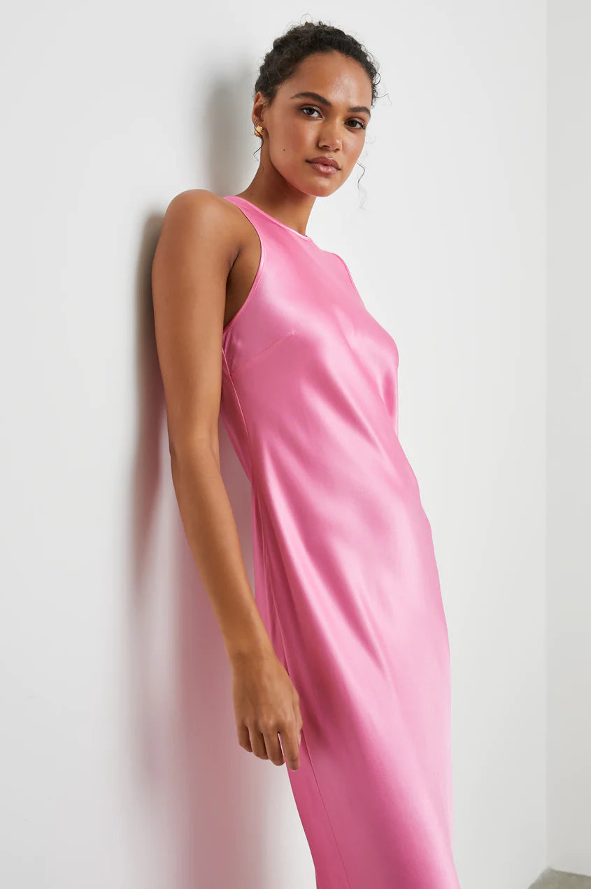 SOLENE DRESS - MALIBU PINK