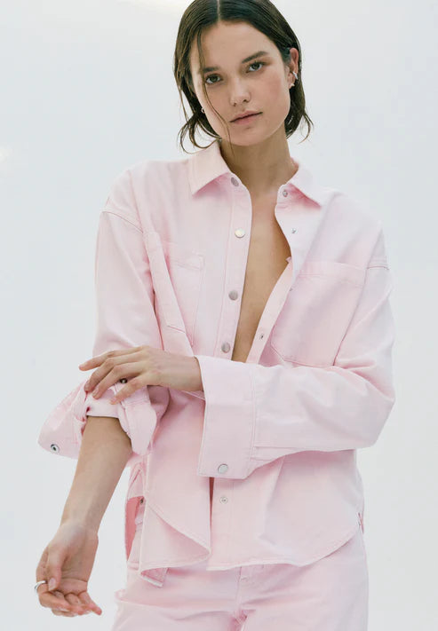 ELIN FLUID SHACKET - BLUSH
