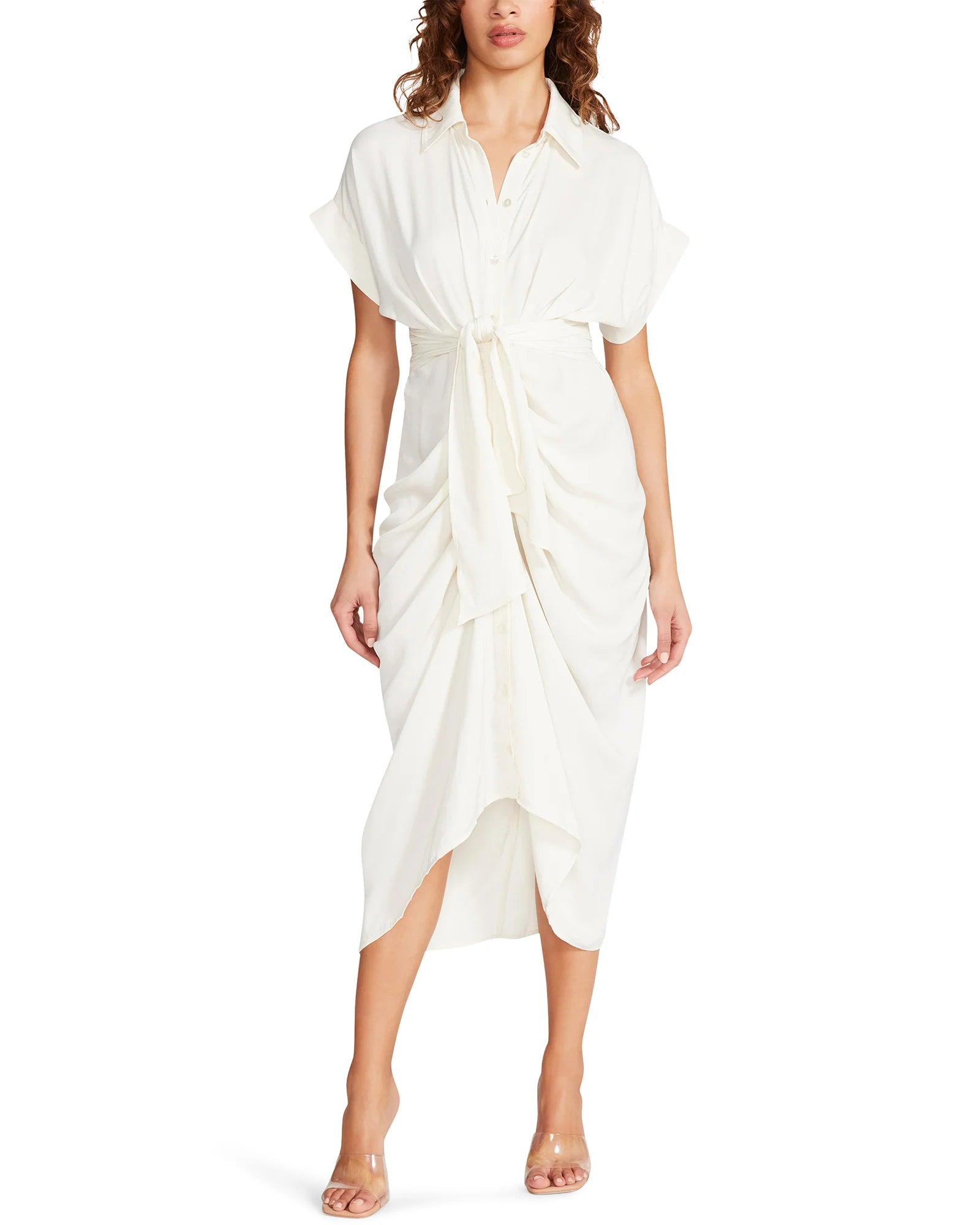 TORI KNIT DRESS - IVORY White Cherry Boutique TORI KNIT DRESS - IVORY White Cherry Boutique